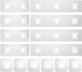 14 Pack Shower Caddy Adhesive Replacement Flat, Transparent Strong Adhesive Hooks, No Drilling, Waterproof Wall Hooks for Shower Caddy, Bathroom Storage Shelves and Kitchen Racks