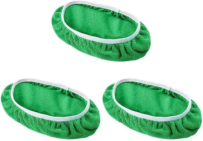 Reusable Mop Pads for, Large Size Microfiber Cleaning Cloths for Wet and Dry Floor, Coral Fleece Flat Mop Refills, Machine Washable, 3/6 Pack(3 Pack)