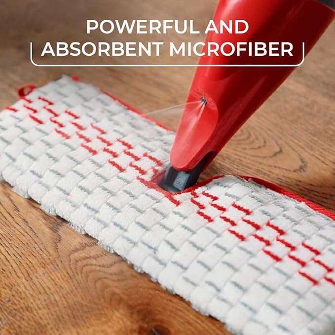 O-Cedar Genuine ProMist MAX Spray Mop Head Replacement (Pack of 4) | Machine Washable | Reusable | Microfiber Refill | Removes 99% of Bacteria