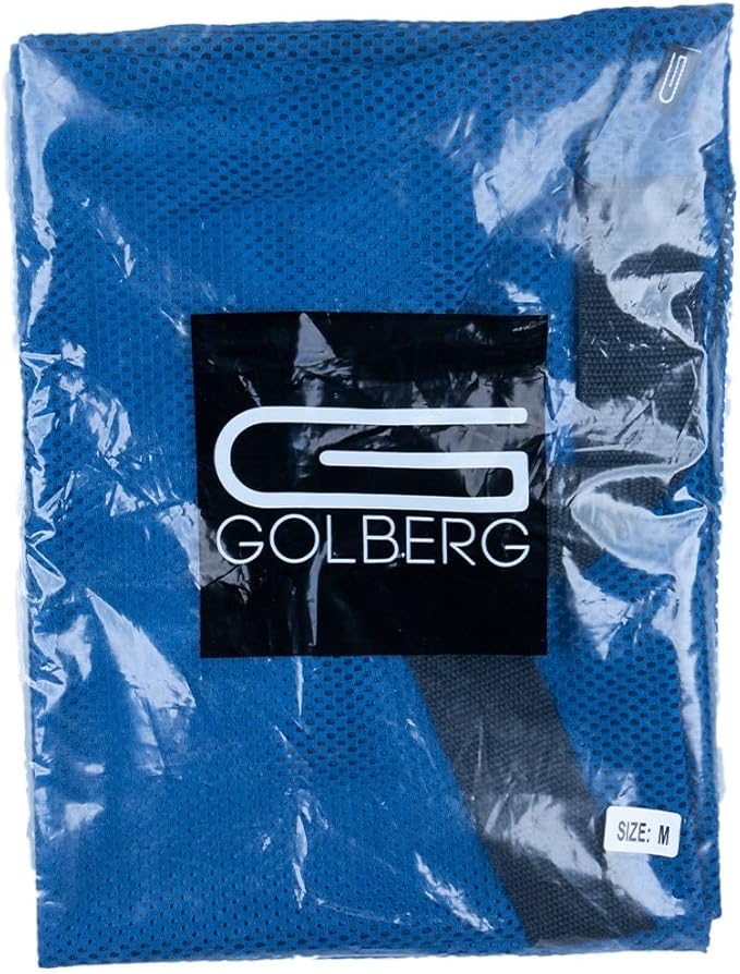 Golberg Mesh Bag - 18 x 24 Inches with Shoulder Strap – Use for Laundry, Beach Days, & Even Camping (F.S. Navy Blue)