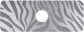 Kitchen Sink Splash Guard 1 PC 14.7 Inch Sink Faucet Mat Splash Guard for Bathroom Countertop Water Absorbent Foldable Cuttable Soft Washable Light Silvery Zebra Print