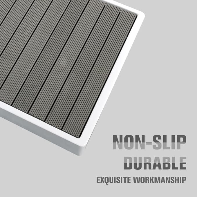 Natural Wooden Bath Mat Non Slip Easy to Clean Shower and Bathtub Mat for Indoor Outdoor Ice Bath Spa Sauna Pool