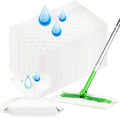 24 Count Unscented Upgraded Wet Mop Refills for Swiffer® Sweeper Wet Pads, One Piece Cleans One Room, Wet Mopping Cloths for Swiffer® Wet Pads Refill, Mop is Not Include