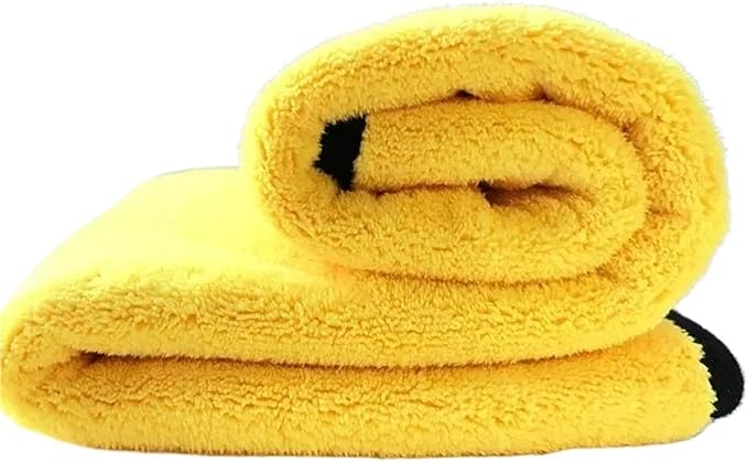 pureza 5/10 Pcs Super Absorbent Microfiber Cleaning Cloths for Car Washing and Auto Detailing(30x60cm,10pc)