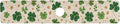 Kitchen Sink Splash Guard 1 PC 30 Inch Sink Faucet Mat Splash Guard for Bathroom Countertop Water Absorbent Foldable Cuttable Soft Washable Green Clovers and Gold Stars