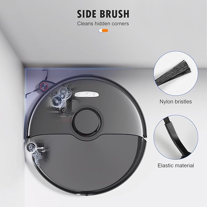 29PCS Accessories Kit for Roborock S8 Max/MaxV Ultra Robot Vacuum, 2 Main Brushes, 6 Dust Bags, 4 Mop Cloths, 4 Edge Mop Cloths, 4 Filters, 6 Side Brushes, 1 Self-Main Brush, 2 Tools