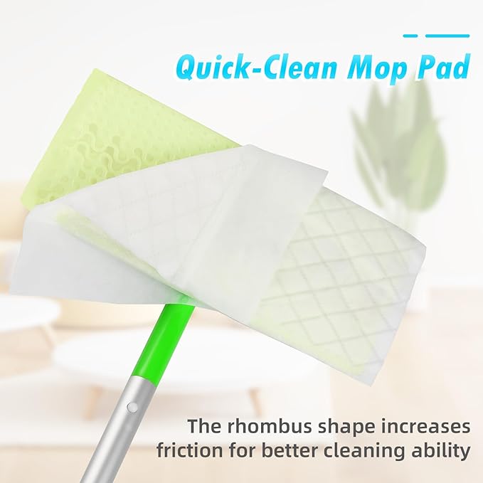 24 Count Unscented Upgraded Wet Mop Refills for Swiffer® Sweeper Wet Pads, One Piece Cleans One Room, Wet Mopping Cloths for Swiffer® Wet Pads Refill, Mop is Not Include