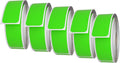 Royal Green Rectangular Color-Coding Labels 3x1-10 Sticker Rolls (75mm x 25mm) - 2500 Pack