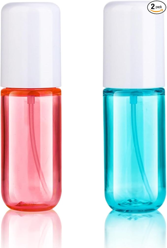 Aeibxiy Small Spray Bottles Travel Size 1.35oz 40ML, Fine Mist Plastic Spray Bottles, Refillable Empty Spray Bottle for Toners, Perfume, Face& Hair Spray