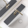 Kitchen Faucet Mat, Diatomite Sink Faucet Mat Splash Guard for Kitchen, Water Absorbing Stone Tray for Sink, Quick Drying Faucet Mat for Kitchen Sink, Absorbent Stone Drying Tray for Bathroom Counter