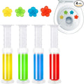 Toilet Gel Stamp, 4Pcs/36 Count Flower Fragrance Bathroom Deodorizer Bowl Cleaner Toilet Jerry