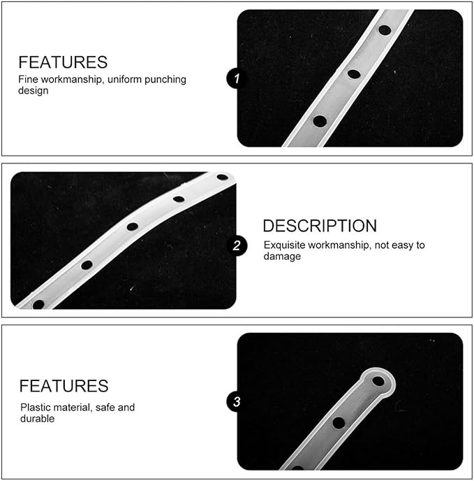 30 Pack Hanger Display Strip Extender Room-Saving 18'' 13 Holes Coordinate Stand Connector Hanger Holder Organizer for Clothes Outfits Closet Retail Stores Suits Coats Pant
