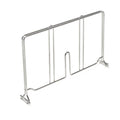 Nexel Wire Shelf Divider, 14"W x 8"H, Silver Epoxy
