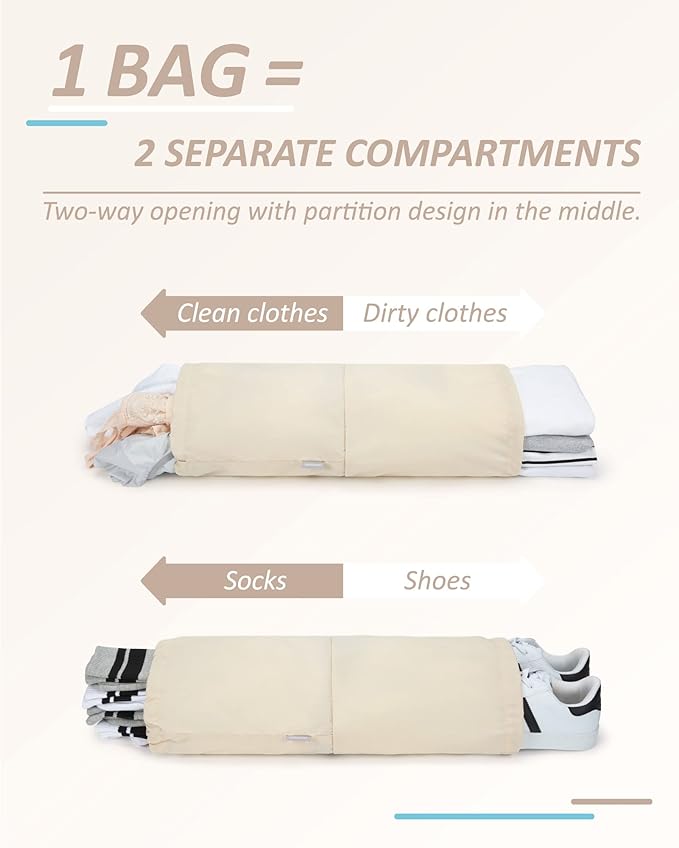 BAGSMART 6 Set /4 Set/2 Set Compression Packing Cubes for Travel, Lightweight Luggage Organizer Bags, Durable Space Saver Bags Travel Essentials