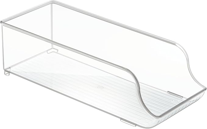 iDesign Soda Can Dispenser for Refrigerator or Pantry - Set of 6 - Clear - Made in USA