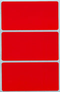 Royal Green Rectangular Stickers Color-Coding Labels for Organizing, Moving, and Storage Boxes 4" x 2" Stickers to Write On Name Tags, 150-Pack (Red)