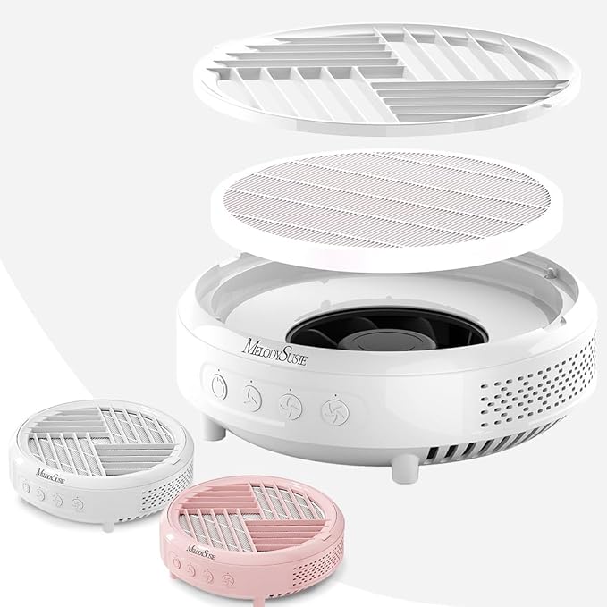 MelodySusie HPro SProR Nail Dust Collector Replacement Filter,4 Pack Reusable Dust Filter for MelodySusie HPro SProR Nail Dust Vacuum Fan Collector Extractor Electric Dust Suction Machine