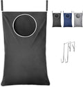 Lifewit 1 Pack Over Door Laundry Hamper, Large Collapsible Hanging Laundry Hamper, Hanging Laundry Basket Bag for Bathroom Bedroom Dirty Clothes Storage Organizer, Dark Gray