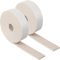 Felt Strips with Adhesive Backing – Furnigear Heavy Duty Cuttable Felt Tape Roll Furniture Pads for Chair Legs - Protecting Hardwood Floors, Chair Wall Protector (Beige, 120 x 1 x 0.14 Inch)