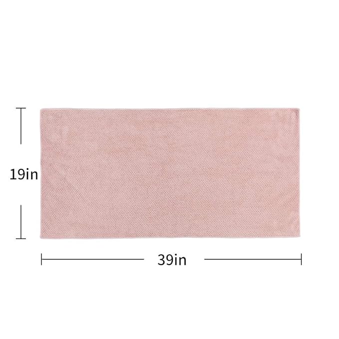 Microfiber Hair Towel Quick Dry Hair Towel Hair Drying Towels Suitable for All Kinds of Hair Ultra Absorbent Long and Thick Hair 19X39inch Dark Brown (1pcs)