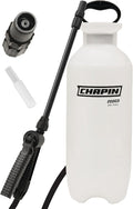 Chapin 20006 Pump Sprayer, 3‑Gallon, Lawn & Garden, Translucent Poly Tank, Funnel‑Top, SureSpray Anti‑Clog Filter, Adjustable Cone Nozzle & 34" Hose for Fertilizer, Weed & Pest Applications