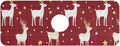 Kitchen Sink Splash Guard 1 PC 14.7 Inch Sink Faucet Mat Splash Guard for Bathroom Countertop Water Absorbent Foldable Cuttable Soft Washable Red Christmas Reindeer Star Dots