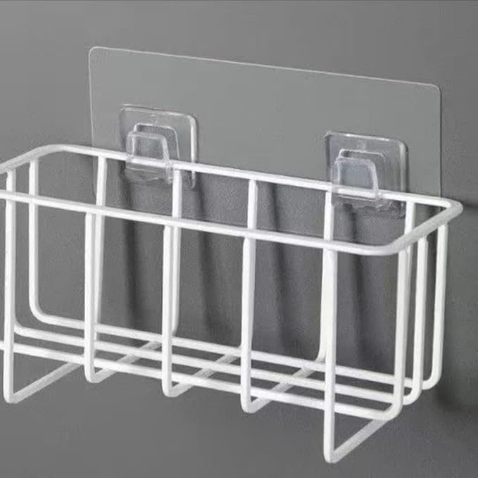 4 PCS Shower Caddy Adhesive Replacement Sticker for Large Diameter Bathroom Basket, Self-Adhesive Hooks for Wall Mounted Laundry Hamper, No Drill Storage Shelf, Corner Shelves