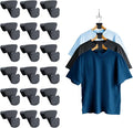 Closet Space Saving Hanger Hooks 90 Pack Heavy Duty, Triple Cascading Clothes Hangers Connector Hooks. Plastic Extender Organizer Hangers Space Saving for Clothes Space Saver for Accessories