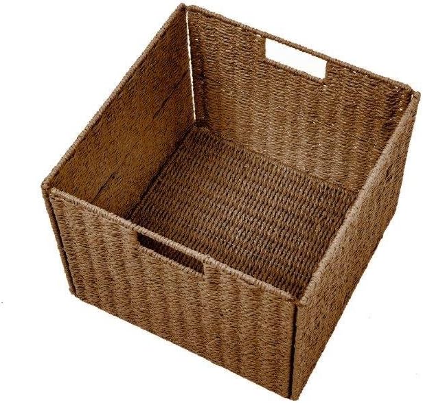 Trademark Innovations Foldable Storage Basket with Iron Wire Frame (Set of 2)