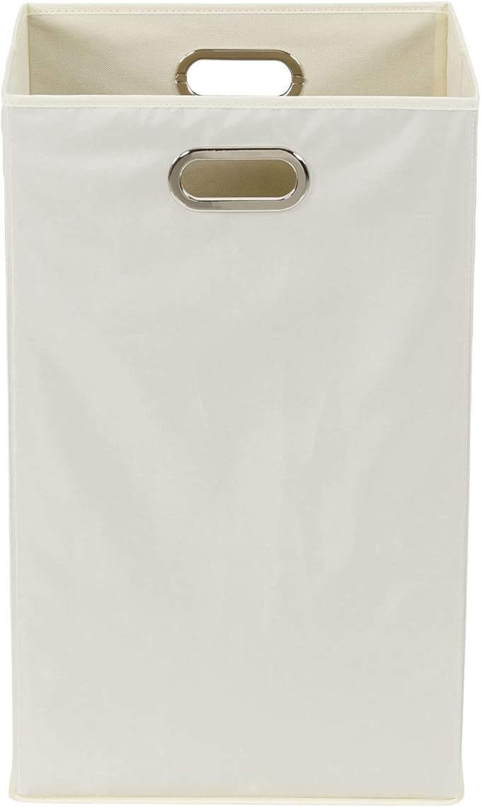 Household Essentials Folding Laundry Hamper, Natural