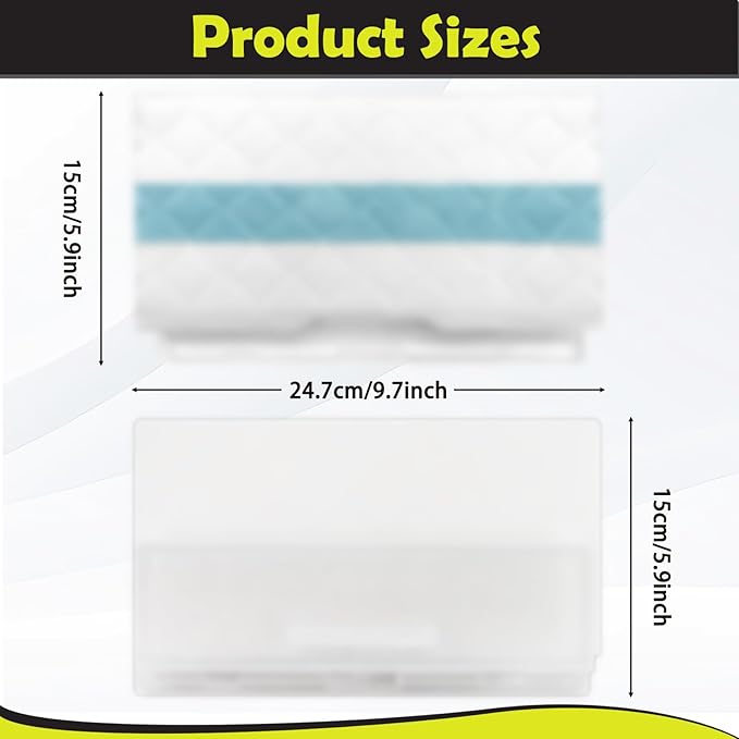 10 Pack VACMOP Disposable Hard Floor Vacuum and Mop Pad Refills for Shark Pro VM252 VM251 VM250 VM200 VC205 QM250 VM190 VM200P12 VMP30 Vacuum Cleaner Replacement Parts