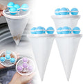 3Pcs Floating Hair Filtering Mesh Removal, 2026 New Lint Remover for Washing Machine Pet Hair Catcher for Washing Machine, Reusable Floating Mesh Hair Removal for Washer (Blue)