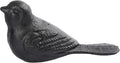 Cast Iron Bird Heavy Duty Door Stopper - Avoid Drilling Holes with Handle Metal Antique Decorative Vintage Rustic Door Stopper for Office, Home， Bedroom and Exterior Doors (1, Black)