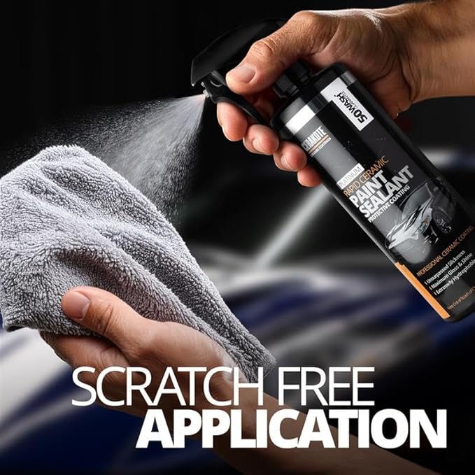 CERAKOTE Microfiber Towels (12 Pack) - Cleaning and Application Towels Durable Microfiber Material - 300 GSM Lint-Free Towel - Ideal for Cars, Home, Shop and Office Cleaning