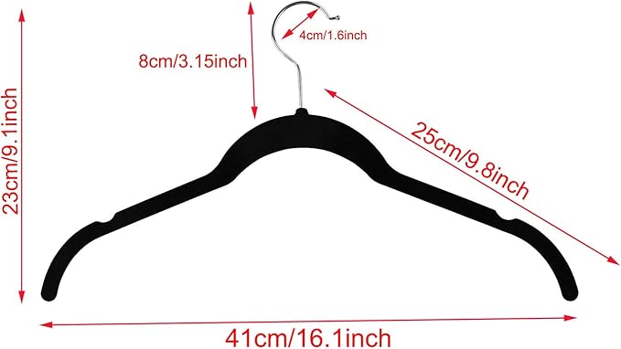 Velvet Shirt Dress Clothes Hangers,360° Swivel Hook Non Slip Clothes Hangers for Tops, Dress Shirts, Blouses, Strappy Dresses (10)
