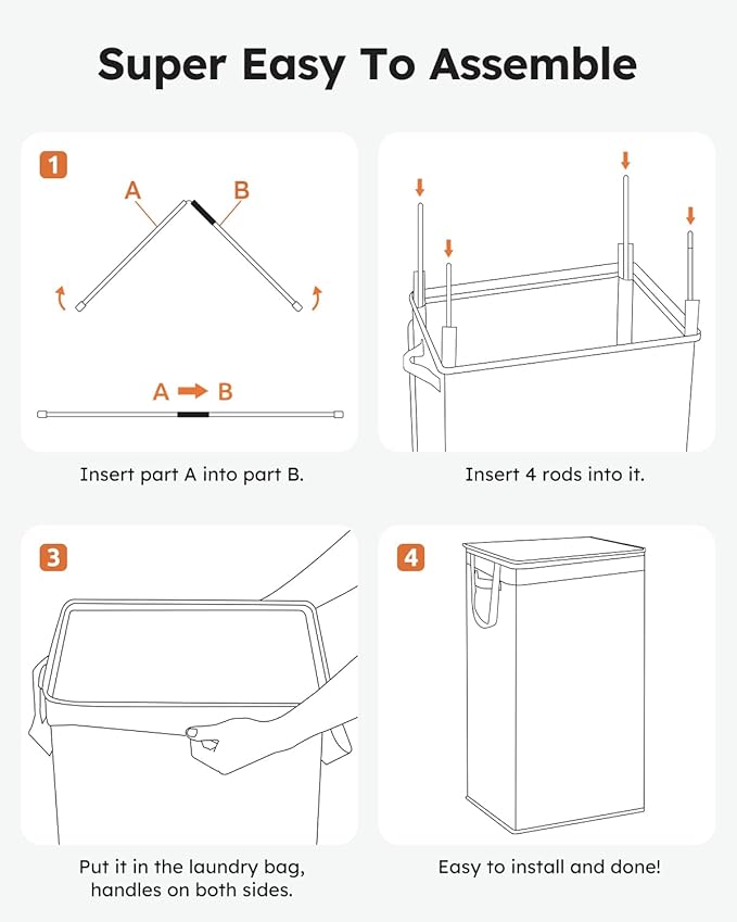 SOLEDI Laundry Hamper with Lid 100L Large & Tall Collapsible Laundry Basket, Clothes Hamper with Bag Removable Easy to Carry, Dirty Hampers for Bedroom, Bathroom, Dorm, College,Light taupe