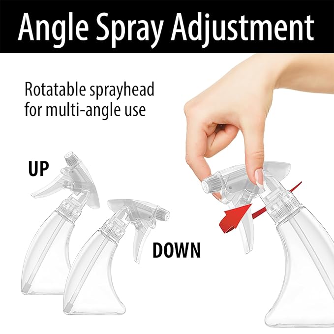 Bar5F Curve Spray Bottles 5-Ounce Dog Cat Training 3-Pack