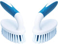 PHYEX Scrub Brush, 2 Pack Household Cleaning Brushes with Stiff Bristles, Scrubbing Brush for Carpet, Shower, Bathtub, Kitchen, Pool Tile, Bathroom Scrubber