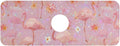 Kitchen Sink Splash Guard 1 PC 14.7 Inch Sink Faucet Mat Splash Guard for Bathroom Countertop Water Absorbent Foldable Cuttable Soft Washable Pink Gradient Flamingo and Petals