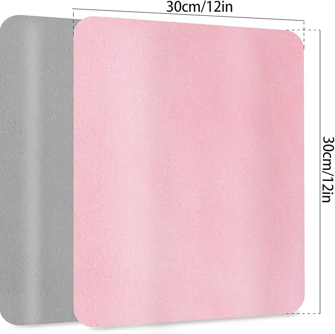 Vin Beauty Extra Large Microfiber Cleaning Cloths (12"x 12") for Eyeglasses, Lens, Glasses, Reusable Eyeglass Cleaner Cloths Wipes for All Glasses and Screens