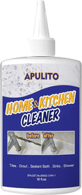 APULITO Household Cleaner Gel for Bathroom Shower Kitchen Tile Grout, Sinks Countertops 10 Fl Oz (Pack of 1)