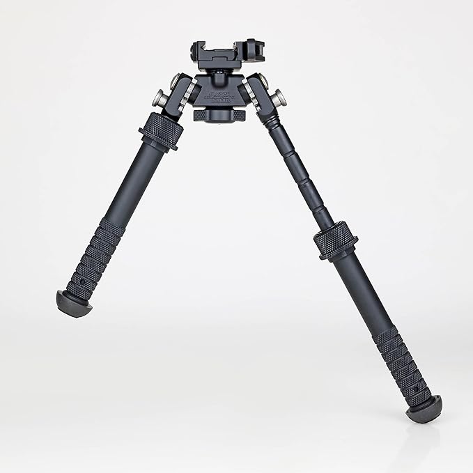 Accu-Shot Atlas Bipod BT46-LW17 PSR with ADM 170-S Lever Plus USA Flag Patch and Jestik Microfiber Cleaning Cloth