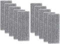 Generic Reusable Mop Pads, 12.6"" X 4.7"" Flat Mop Pads, 5/10 Pack Floor Mop Pads Refills Wet Mop Pads, Washable & Reusable Cloth Mop Head Replacements Microfiber Mop Cleaning Pads (10PC)