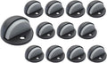 QCAA Low Dome Floor Door Stop, H 25.4 x Diameter 44.5mm, Zinc Die Cast, Oil Rubbed Bronze US10B, 12 Pack, Made in Taiwan