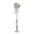 Dr. Brown's Baby Bottle Cleaning Brush with Sponge, Scrubber and Nipple Cleaner, Grey 12 Pack