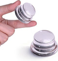 Upgraded Door Bumper 1.5" Clear Silicone | Self-Adhesive Door Knob Wall Protector |Large Rubber Door Stops for Wall Protection & Noise Reduction | 2 Pack