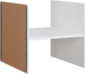 home stuff 2-Pack Insert with 1 Shelf, White, 13x13 – Cube Storage Organizer Insert Units – Single Shelf Divider for Closet, Office, Bedroom & Living Room – Space Saving Storage Solution