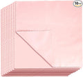 10PCS Suede Microfiber Cloths, 8"×8" Suede Cloth Cleaning Rags, Double-Sided Cleaning Cloths for Car LCD Display, Screens, Glasses, Lenses, Mirrors, Windows, Delicate Surfaces (Pink)