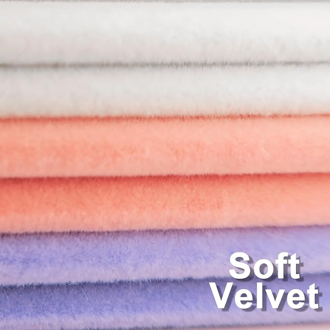 Pack of 30 Kids Velvet Hangers, Non-Slip Space-Saving with Cascading Mini Hooks, Multi-Color (Pink, Lavender, White) Baby and Toddler Clothes Organization