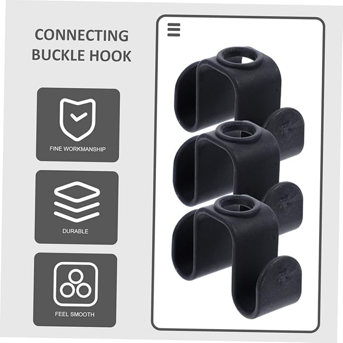 Mikinona 10pcs Space Saving Hanger Connector Hooks for Closet Strong Load-bearing